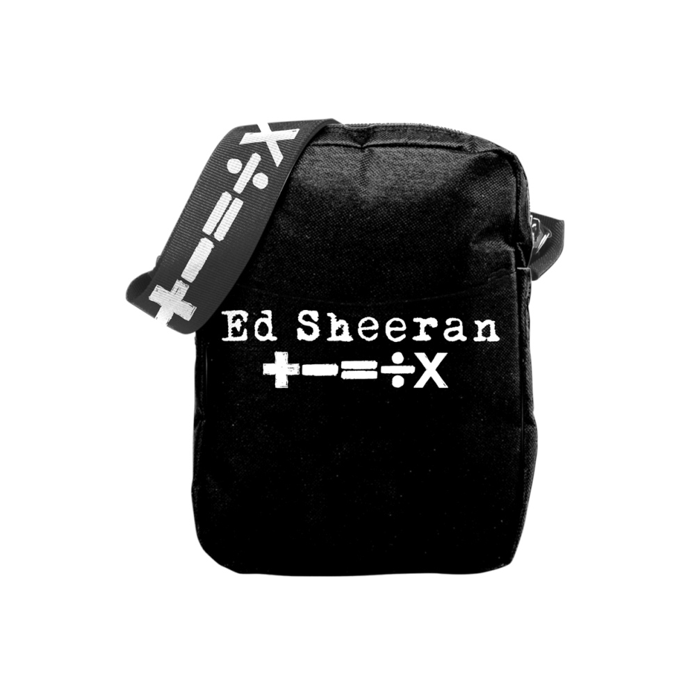 Rocksax Ed Sheeran - Symbols Pattern Crossbody tas - Zwart